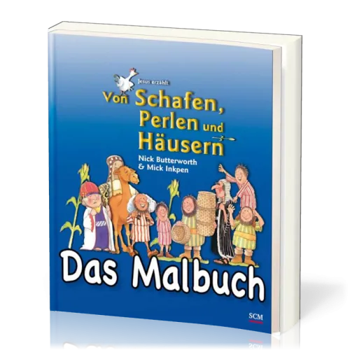Von Schafen, Perlen und Häusern - Das Malbuch