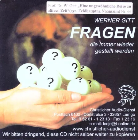 Eine ungewöhnliche Reise zu alttestamentlicher Zeit (Der syrische Feldhauptmann Naaman) - CD