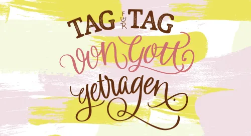 Wandschmuckschild Tag für Tag