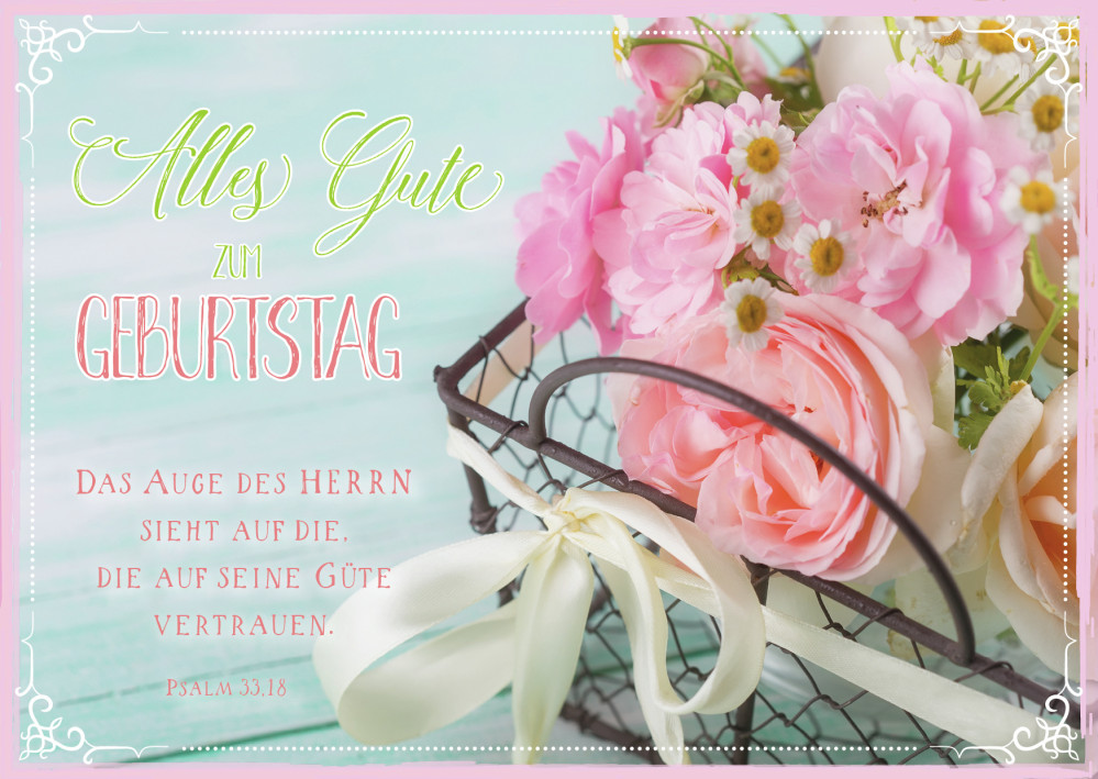 Minikarten Geburtstag - Set mit 4 verschiedenen Motiven ä 3 Stück