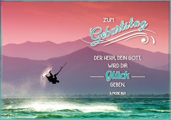 DK GEBURTSTAG SURFER - DOPPELKARTE