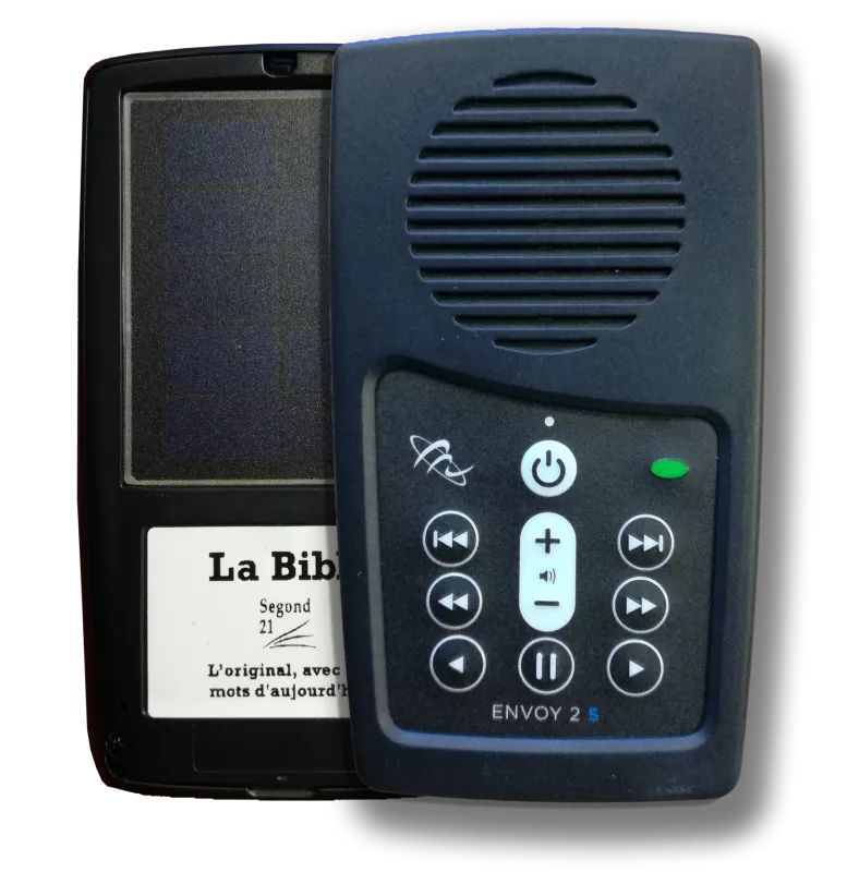 Bible Segond 21 audio - lecteur à recharge solaire livré avec écouteurs et  câble de chargement USB - Segond 21 :: La Maison de l