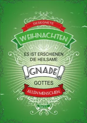 PK VINTAGE WEIHNACHTEN, ES IST ERSCHIENEN.. , 12 STÜCK - POSTKARTE