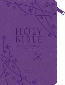 Anglais, Bible English Standard Version, compact, violet, fermeture éclair