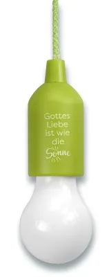 LED-Lampe zum Aufhängen (grün)