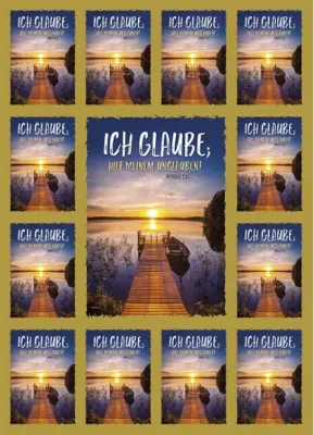 Aufkleber-Grusskarte "Ich glaube; hilf meinem Unglauben" - Jahreslosung