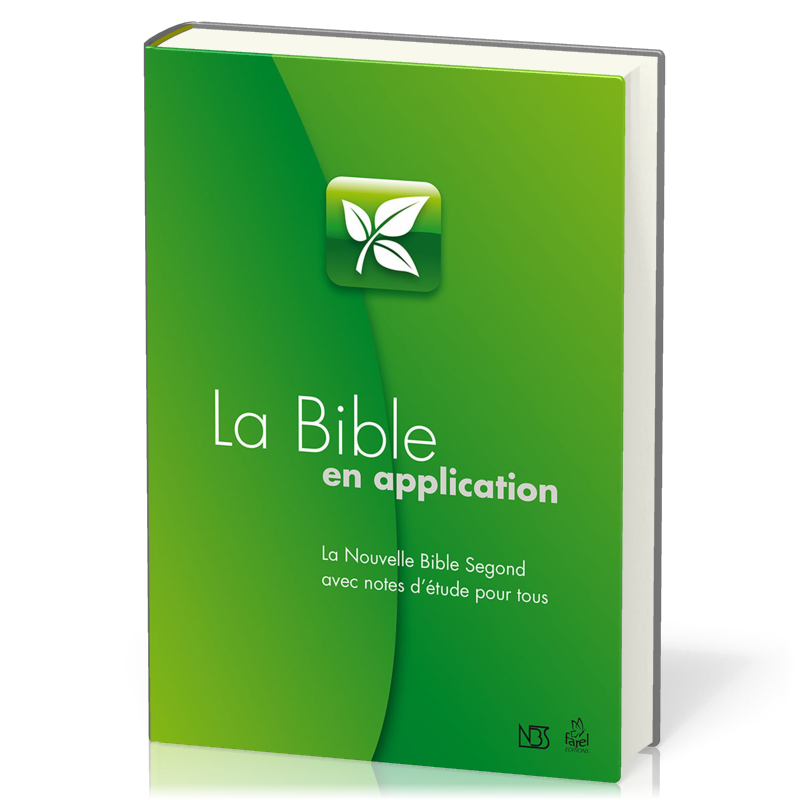 Bible d'étude NBS,La Bible en application, grand format, verte - couverture rigide