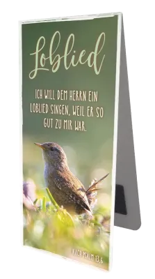 Magnet Lesezeichen Loblied