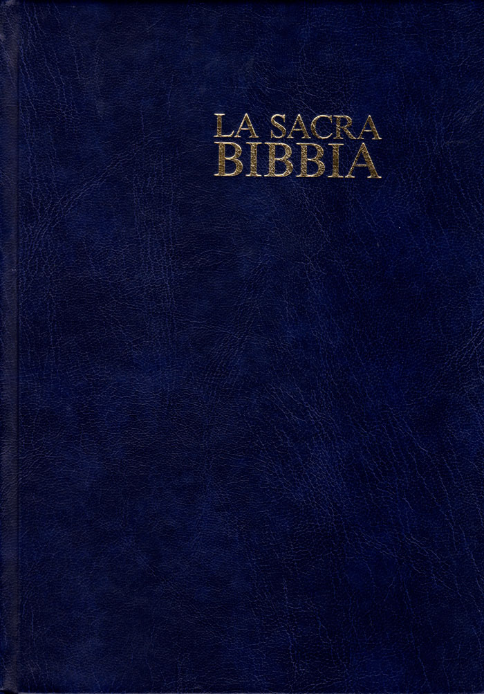Sacra Bibbia - Nouova Diodati, (La) - Hardcover blau
