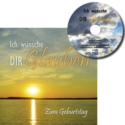 Ich wünsche dir Glauben - CD mit Fotobuch