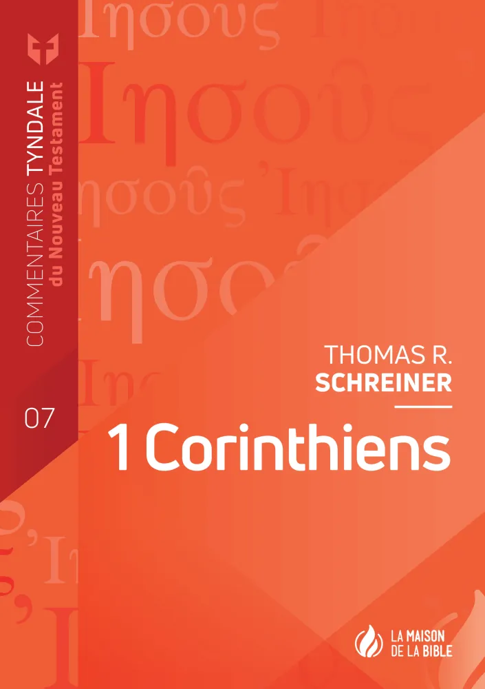 1 Corinthiens - Commentaires Tyndale du Nouveau Testament - volume 7 - PDF