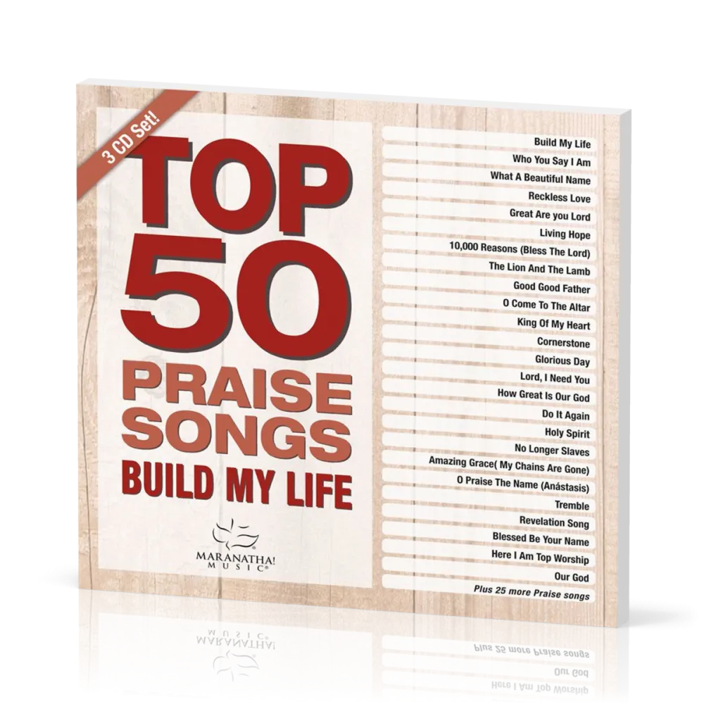 Top 50 praise songs - 3CD - Build my life
