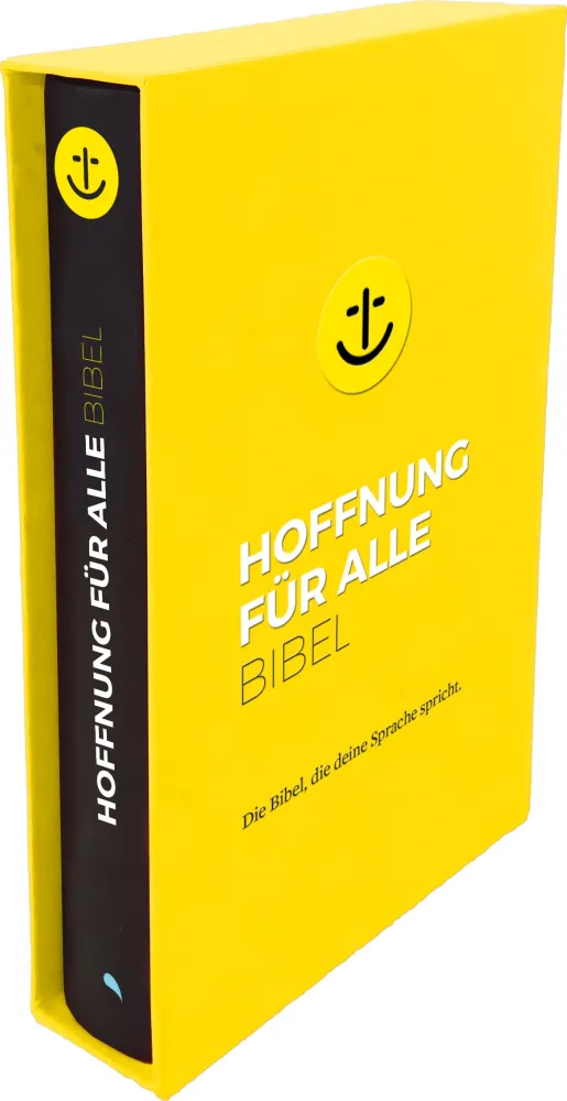 Hoffnung für alle - Black Hope Geschenkbibel (Kunstleder im gelben Schuber)