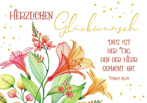 Doppelkarte Dies ist der Tag, den der Herr gemacht hat GF