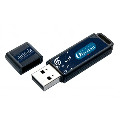 Alléluia, recueil de chants, clé USB - Toute la musique, les partitions et les paroles des chants...