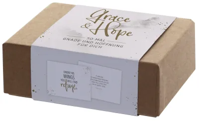 Grace & Hope (Box mit 50 Kärtchen)
50 x Gnade und Hoffnung für dich