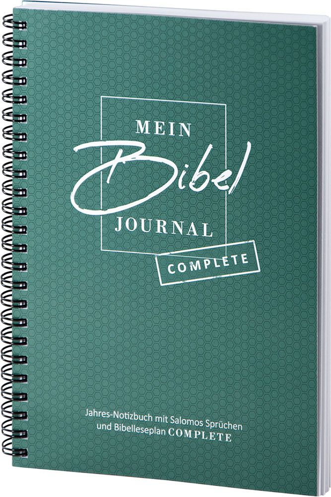 Mein BibelJournal - Complete - Jahres-Notizbuch mit Salomos Sprüchen und Bibelleseplan Complete