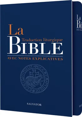 Bible, Traduction Officielle Liturgique - bleue, sous boîtier, avec notes explicatives &...