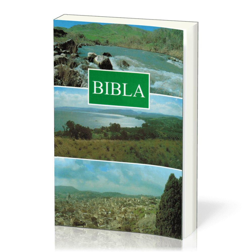 Albanais, Bible brochée, couverture illustrée