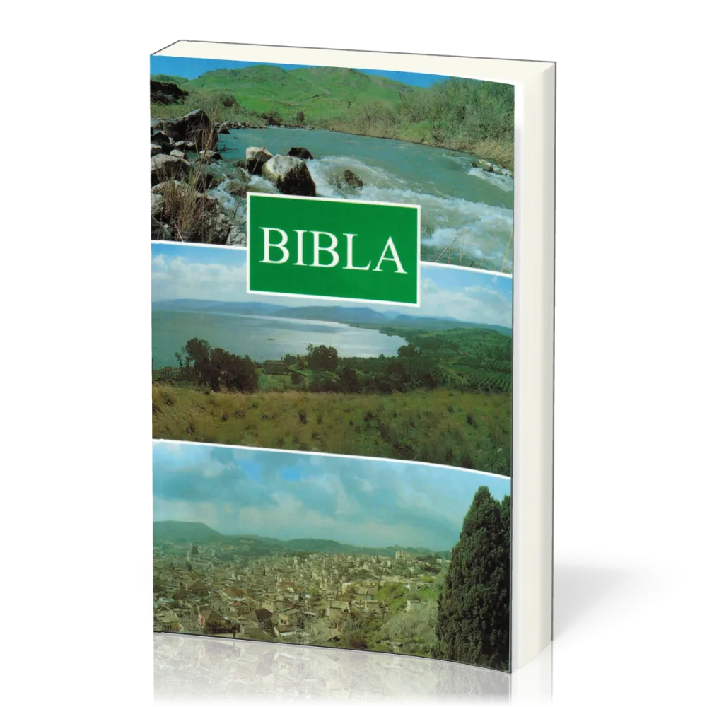 Albanais, Bible brochée, couverture illustrée