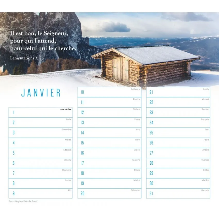 Calendrier Anniversaire - perpétuel