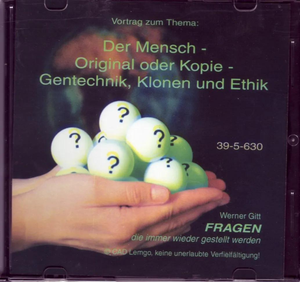 Der Mensch - Original oder Kopie [CD] - Gentechnik, Klonen und Ethik
