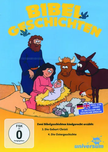 Bibelgeschichten Trickfilm 2 [DVD] - Die Geburt Christi und die Ostergeschichte