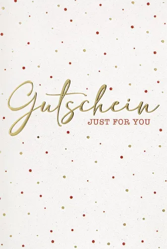 Doppelkarte Just for you