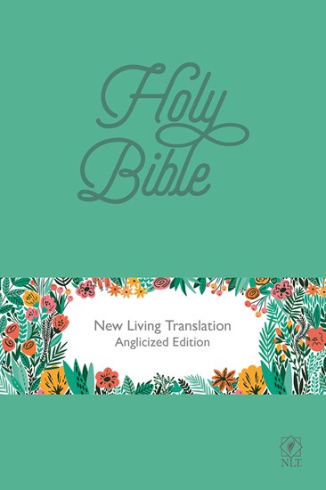 Holy Bible: New Living Translation, türkis, Leder