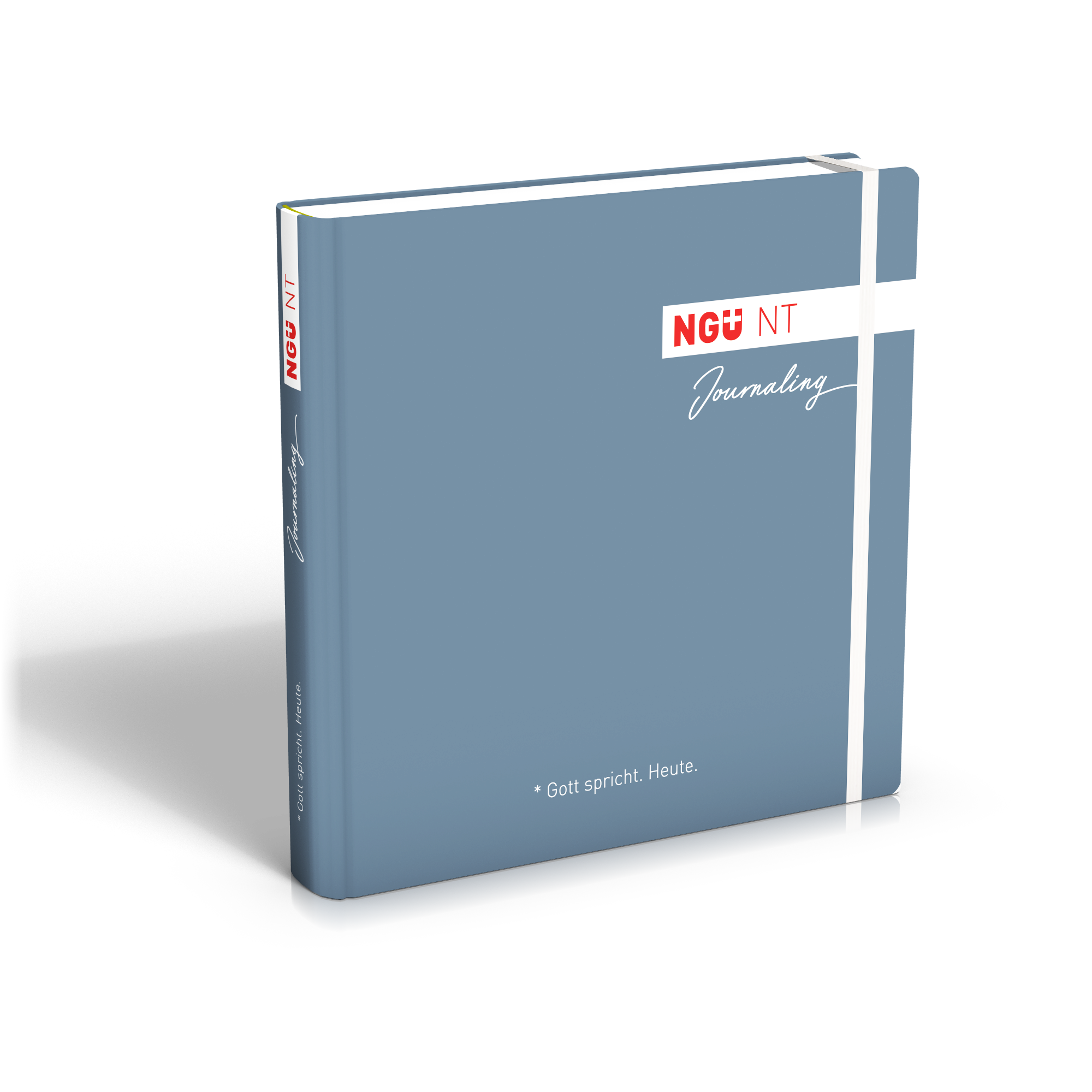 Allemand, NGÜ Nouveau Testament - Edition journaling, relié bleu avec élastique