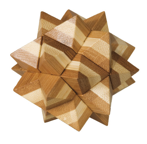 Casse-tête bambou : étoile