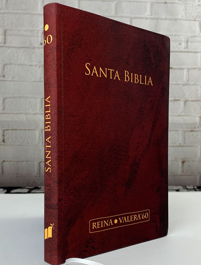 Espagnol, Bible Reina Valera 1960, bordeaux, semi-rigide - Grand format