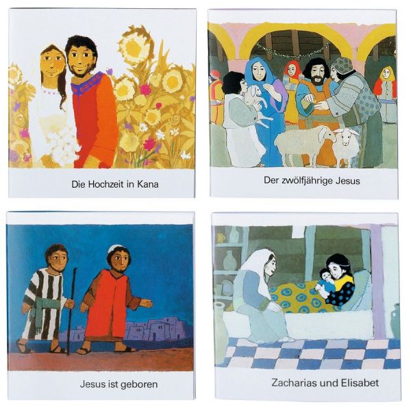 Was uns die Bibel erzählt - Paket NT 1 (4 Hefte) - Zacharias und Elisabet - Jesus ist geboren -...