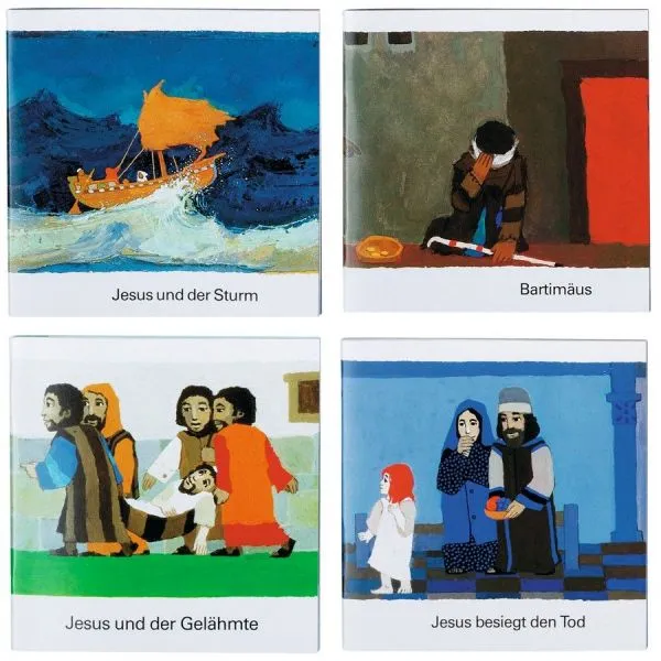 Was uns die Bibel erzählt - Paket NT 2 (4 Hefte) - Jesus und der Sturm - Bartimäus - Jesus und...