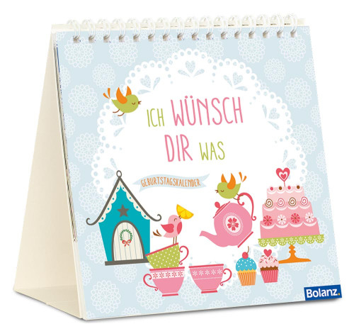 Kalender Ich wünsch dir was - Geburtstagskalender Tischkalender