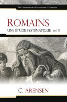Romains - Une étude systématique, volume II