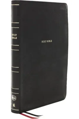 Anglais, Bible, New King James Version, gros caractères, similicuir, noir, onglets