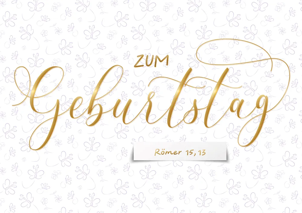 Doppelkarte Schmetterlingstapete GF