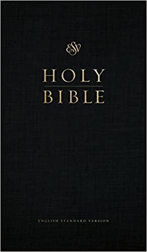 Anglais, Bible English Standard Version, cartonnée, noire