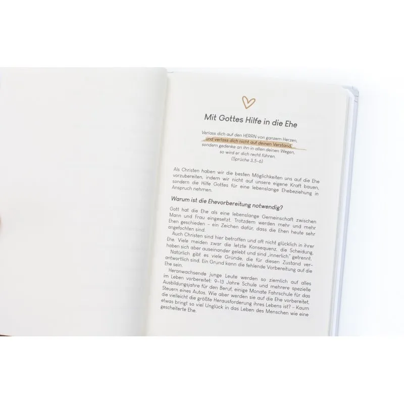 Mit Gottes Hilfe in die Ehe - Vorbereitungskurs für angehende Eheleute