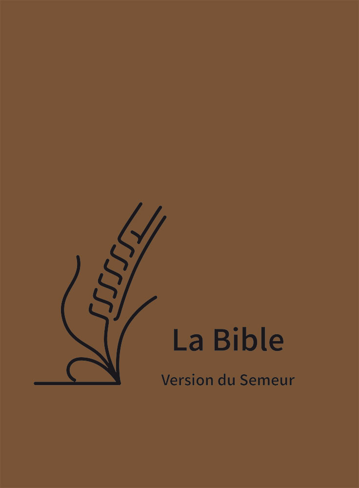 Bible Semeur 2015, compacte marron - couverture textile semi-souple, tranche blanche