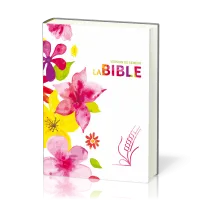 Bible Semeur 2015, compacte, couverture textile rigide, fleurs - tranche blanche