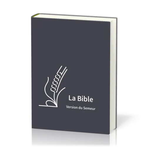 Bible Semeur 2015, compacte, couverture textile semi-souple bleue marine - tranche blanche