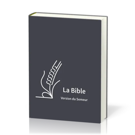 Bible Semeur 2015, compacte, couverture textile semi-souple bleue marine - tranche blanche