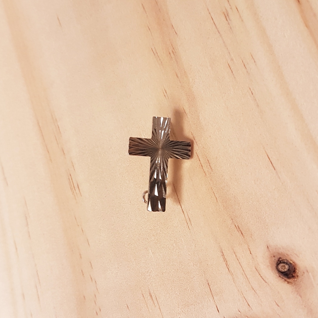 Croix avec épingle - Métal argenté