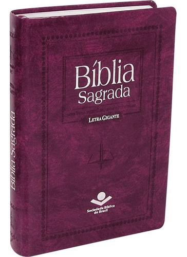 Portugais, Bible ARC, gros caractères, similicuir bordeaux - 14.5 × 21.5 cm