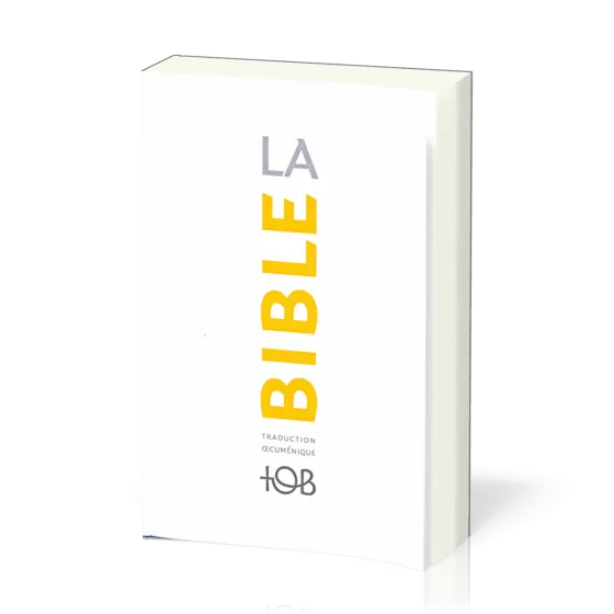 Bible TOB 2010, compacte, couverture imprimée - brochée, avec livres deutérocanoniques...