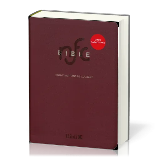 Bible Nouvelle Français courant, gros caractères - avec deutérocanoniques