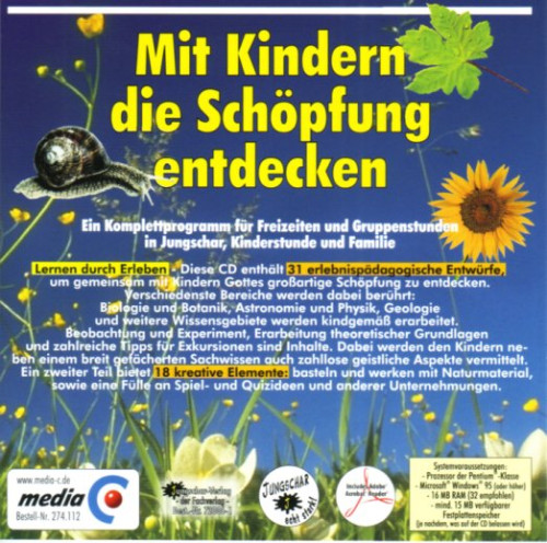 MIT KINDERN DIE SCHÖPFUNG ENTDECKEN - CDROM