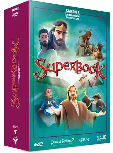 SUPERBOOK SEASON３&4 DVD-BOX 新品・未開封 Superbook saison 3 coffret intégral - [4 DVD] tomes 9 à 12